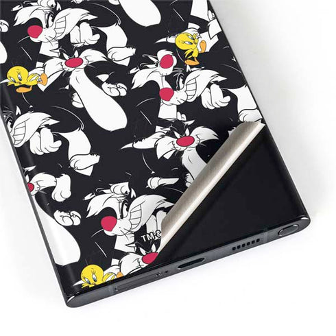 Looney Tunes Sylvester and Tweety Super Sized Galaxy S22 Ultra Skin