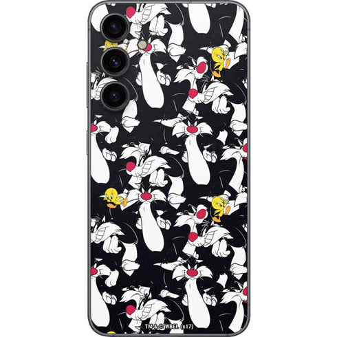 Looney Tunes Sylvester and Tweety Super Sized Galaxy S23 FE Skin