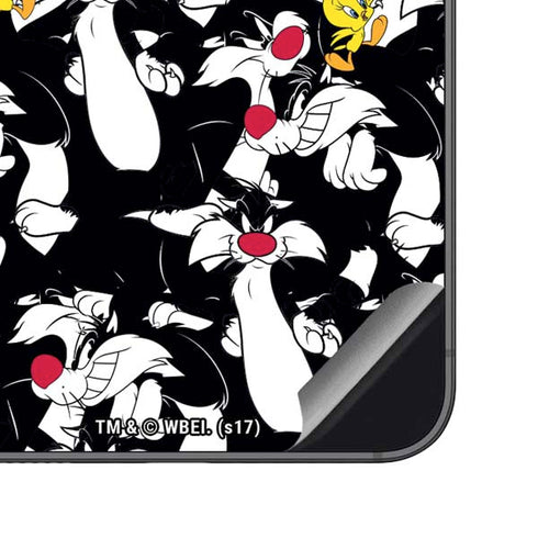 Looney Tunes Sylvester and Tweety Super Sized Galaxy S23 FE Skin
