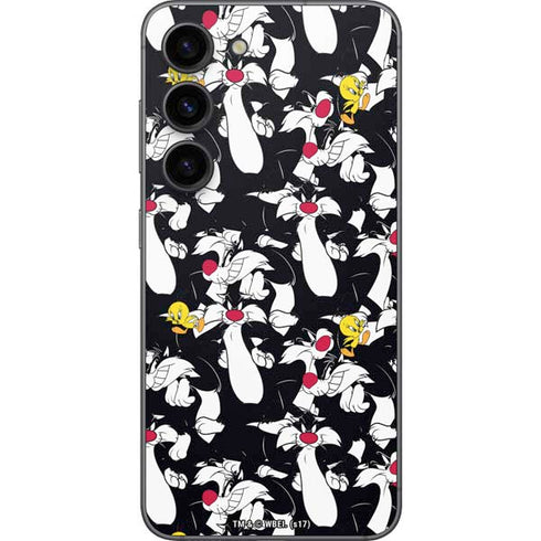 Looney Tunes Sylvester and Tweety Super Sized Galaxy S23 Skin
