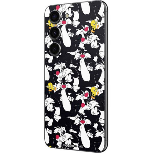 Looney Tunes Sylvester and Tweety Super Sized Galaxy S23 Skin