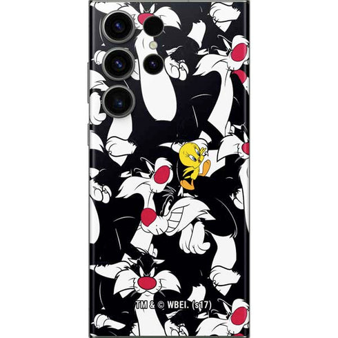 Looney Tunes Sylvester and Tweety Super Sized Galaxy S23 Ultra Skin