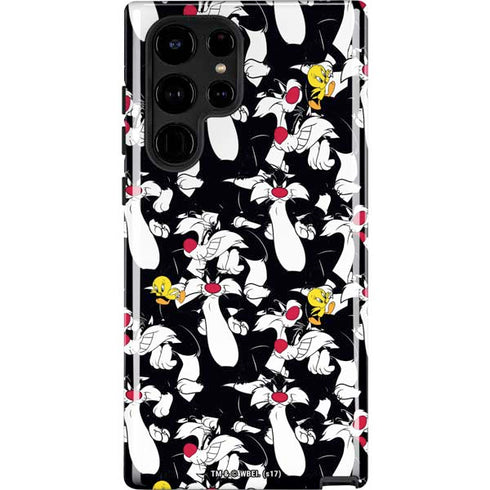 Looney Tunes Sylvester and Tweety Super Sized Galaxy S24 Ultra Impact Case