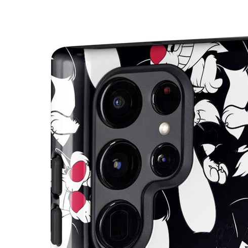 Looney Tunes Sylvester and Tweety Super Sized Galaxy S24 Ultra Impact Case