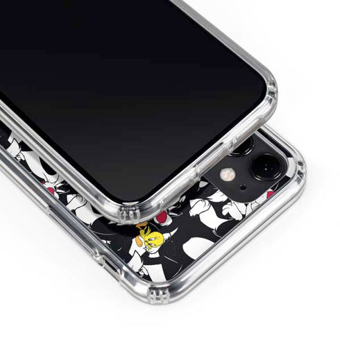 Looney Tunes Sylvester and Tweety Super Sized iPhone 11 Clear Case
