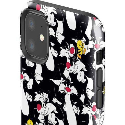 Looney Tunes Sylvester and Tweety Super Sized iPhone 11 Impact Case