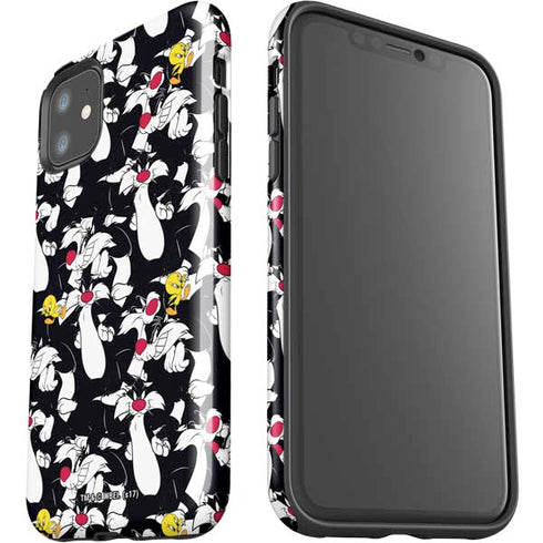 Looney Tunes Sylvester and Tweety Super Sized iPhone 11 Impact Case