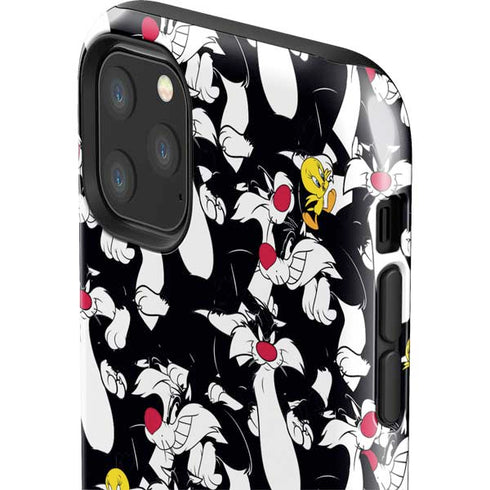 Looney Tunes Sylvester and Tweety Super Sized iPhone 11 Pro Max Impact Case