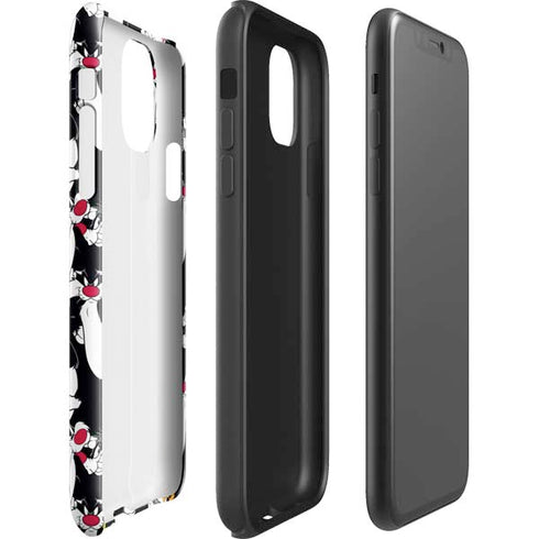 Looney Tunes Sylvester and Tweety Super Sized iPhone 11 Pro Max Impact Case
