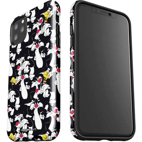Looney Tunes Sylvester and Tweety Super Sized iPhone 11 Pro Max Impact Case