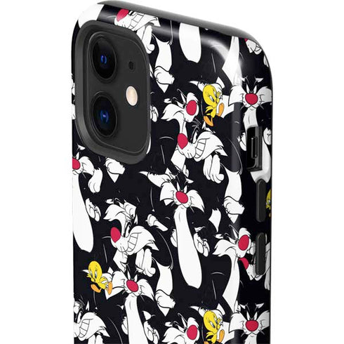 Looney Tunes Sylvester and Tweety Super Sized iPhone 12 Impact Case