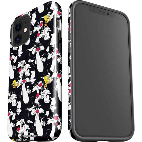 Looney Tunes Sylvester and Tweety Super Sized iPhone 12 Mini Impact Case