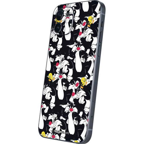 Looney Tunes Sylvester and Tweety Super Sized iPhone 12 Mini Skin