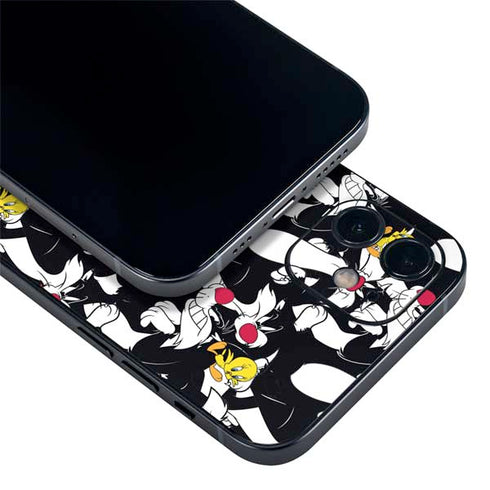 Looney Tunes Sylvester and Tweety Super Sized iPhone 12 Mini Skin