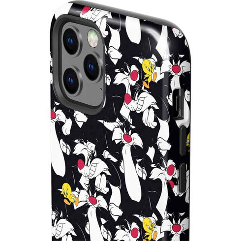 Looney Tunes Sylvester and Tweety Super Sized iPhone 12 Pro Impact Case