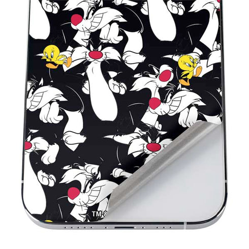 Looney Tunes Sylvester and Tweety Super Sized iPhone 12 Pro Skin