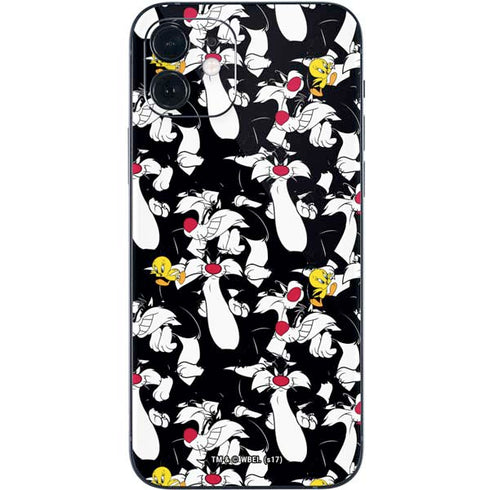 Looney Tunes Sylvester and Tweety Super Sized iPhone 12 Skin