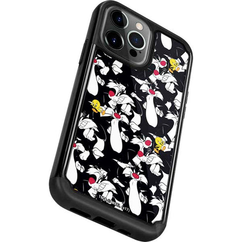 Looney Tunes Sylvester and Tweety Super Sized iPhone 13 Pro Cargo Case