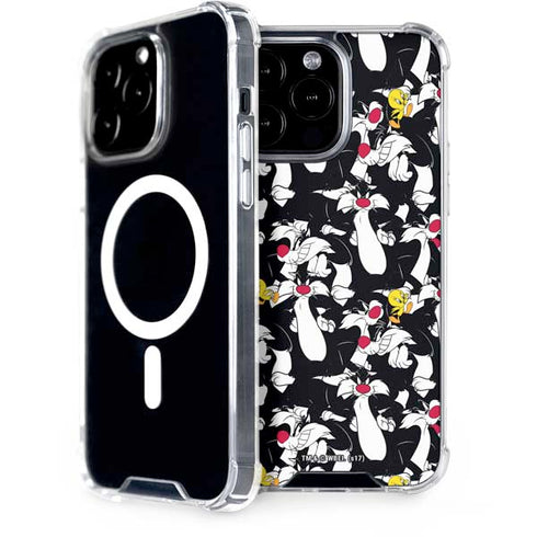Looney Tunes Sylvester and Tweety Super Sized iPhone 13 Pro Max MagSafe Case