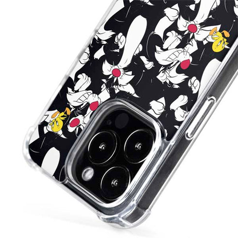 Looney Tunes Sylvester and Tweety Super Sized iPhone 14 Pro Max MagSafe Case