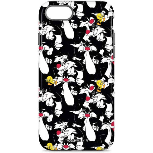 Looney Tunes Sylvester and Tweety Super Sized iPhone 8 Pro Case