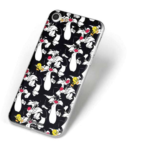 Looney Tunes Sylvester and Tweety Super Sized iPhone 8 Skin