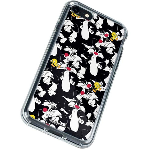 Looney Tunes Sylvester and Tweety Super Sized iPhone SE (2nd & 3rd Gen) Clear Case