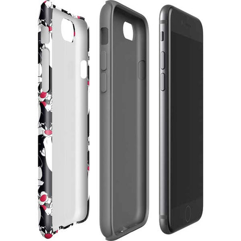 Looney Tunes Sylvester and Tweety Super Sized iPhone SE (2nd & 3rd Gen) Pro Case