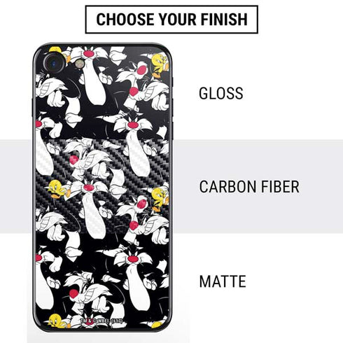 Looney Tunes Sylvester and Tweety Super Sized iPhone SE (2nd & 3rd Gen) Skin