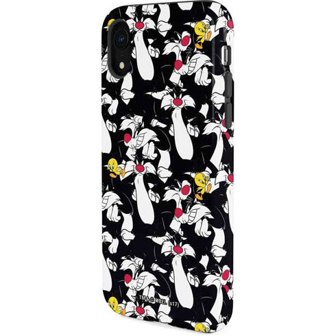 Looney Tunes Sylvester and Tweety Super Sized iPhone XR Pro Case