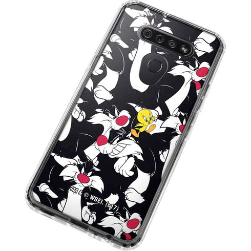 Looney Tunes Sylvester and Tweety Super Sized LG K51/Q51 Clear Case