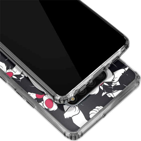 Looney Tunes Sylvester and Tweety Super Sized LG Stylo 6 Clear Case