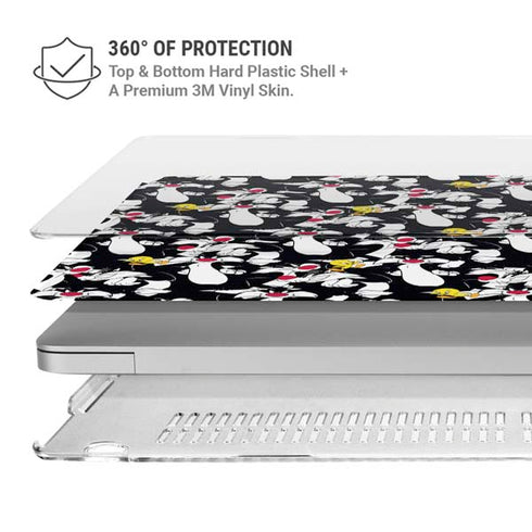 Looney Tunes Sylvester and Tweety Super Sized MacBook Pro 13in (2020) Case plus Skin