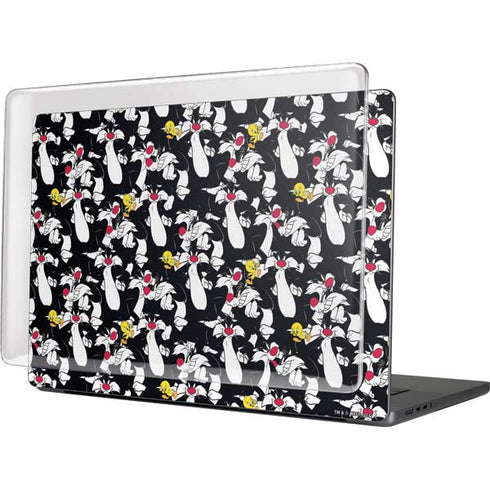 Looney Tunes Sylvester and Tweety Super Sized MacBook Pro 16in (2021-25) Case plus Skin