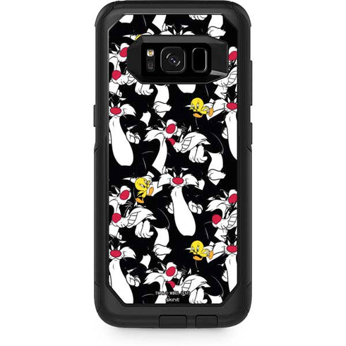 Looney Tunes Sylvester and Tweety Super Sized Otterbox Commuter Galaxy Skin