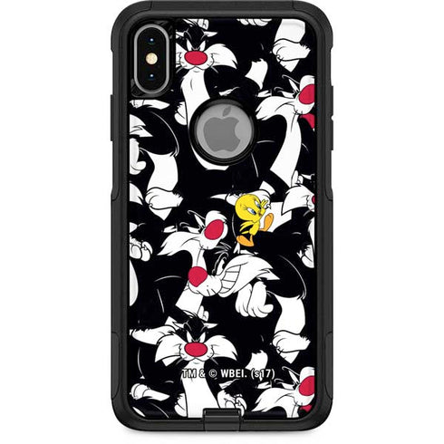 Looney Tunes Sylvester and Tweety Super Sized Otterbox Commuter iPhone Skin