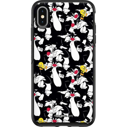 Looney Tunes Sylvester and Tweety Super Sized Otterbox Symmetry iPhone Skin
