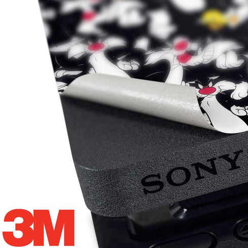 Looney Tunes Sylvester and Tweety Super Sized PS4 Slim Bundle Skin