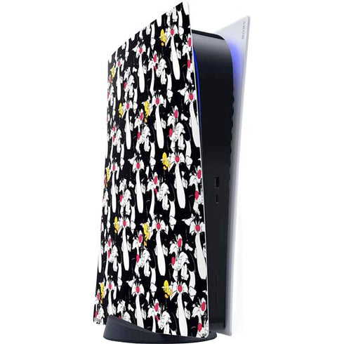 Looney Tunes Sylvester and Tweety Super Sized PS5 Digital Edition Console Skin