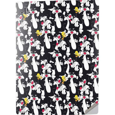 Looney Tunes Sylvester and Tweety Super Sized PS5 Digital Edition Console Skin