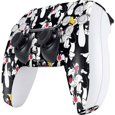 Looney Tunes Sylvester and Tweety Super Sized PS5 Controller Skin