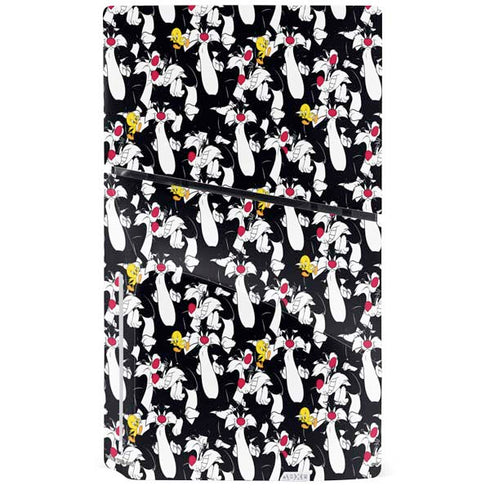 Looney Tunes Sylvester and Tweety Super Sized PS5 Slim Disk Console Skin