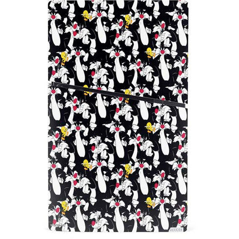 Looney Tunes Sylvester and Tweety Super Sized PS5 Slim Digital Edition Console Skin