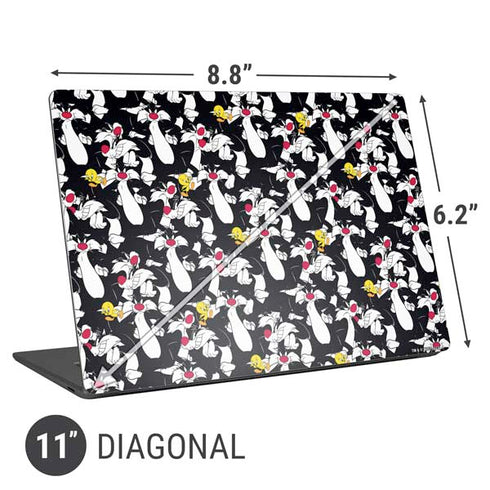 Looney Tunes Sylvester and Tweety Super Sized Universal Laptop 11in (8.8 x 6.2in) Skin