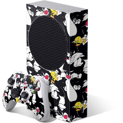 Looney Tunes Sylvester and Tweety Super Sized Xbox Series S Bundle Skin