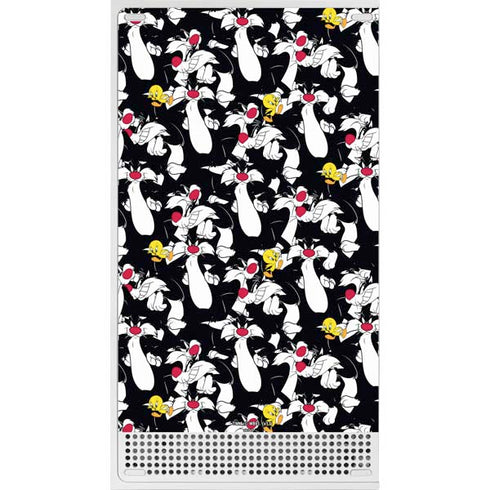 Looney Tunes Sylvester and Tweety Super Sized Xbox Series S Skins