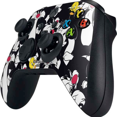Looney Tunes Sylvester and Tweety Super Sized Xbox Series X Controller Skin