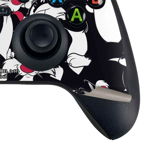 Looney Tunes Sylvester and Tweety Super Sized Xbox Series X Controller Skin