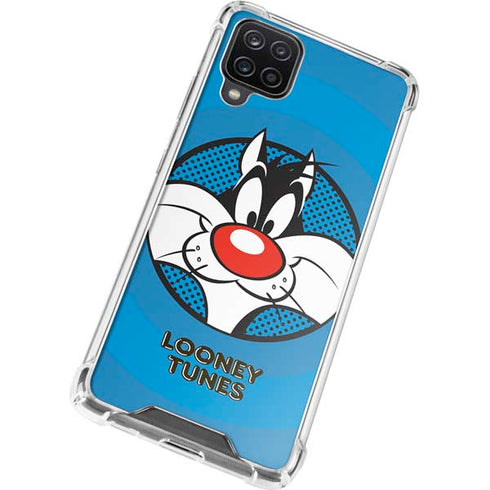 Looney Tunes Sylvester Full Galaxy A12 Clear Case