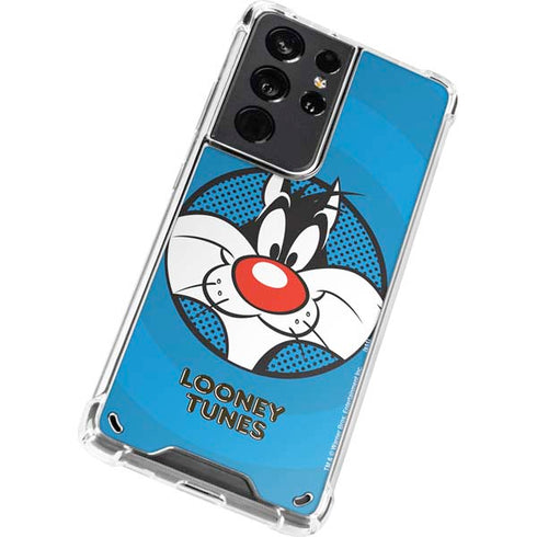 Looney Tunes Sylvester Full Galaxy S21 Ultra 5G Clear Case